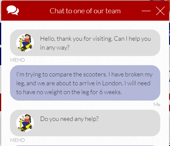 Live chat software
